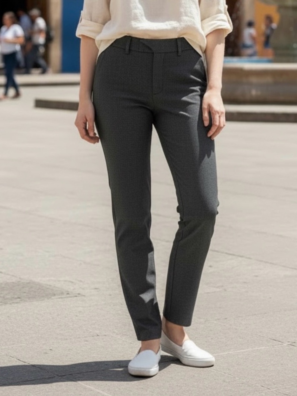 DKNY Jeans, Gray Classic women’s Pants